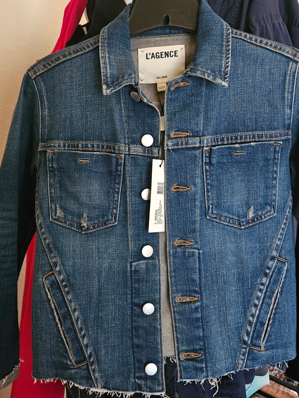 NWT - L'AGENCE Women's Janelle Slim Jacket XS/TP - Picture 15 of 16